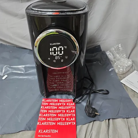 KLARSTEIN HOT SPRING PLUS HOT WATER DISPENSER – BLACK