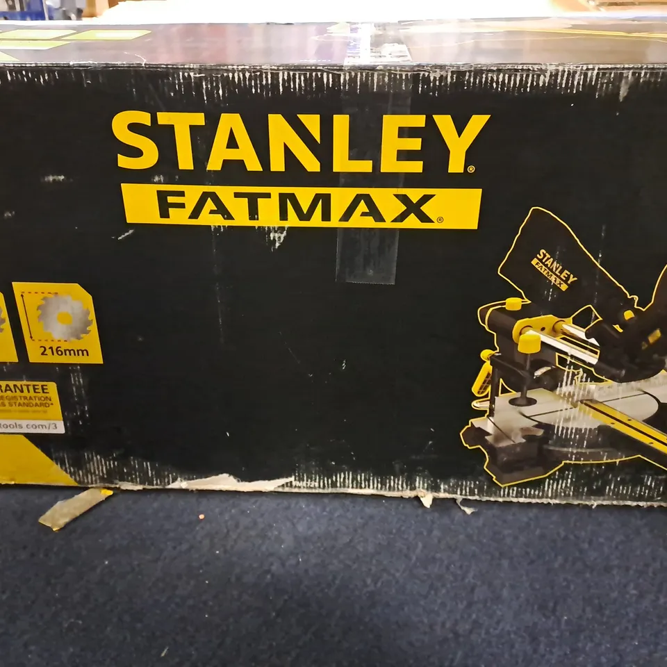 BOXED STANLEY FATMAX 216MM MITRE SAW - 1500W