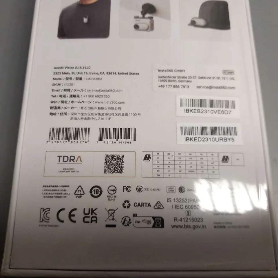 BOXED AND SEALED INSTA360 G0 3 THE TINY MIGHTY ACTION CAM 64GB