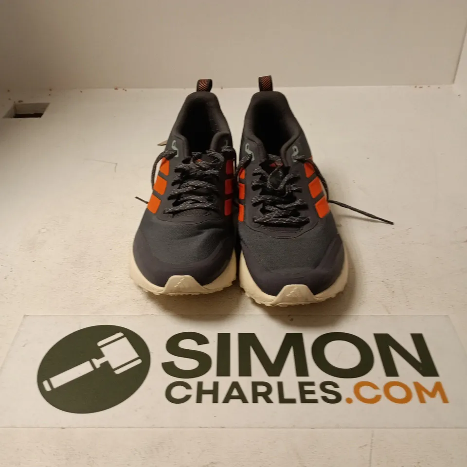 UNBOXED PAIR OF ADIDAS ORTHOLITE TRAINERS IN BLUE - UK 9