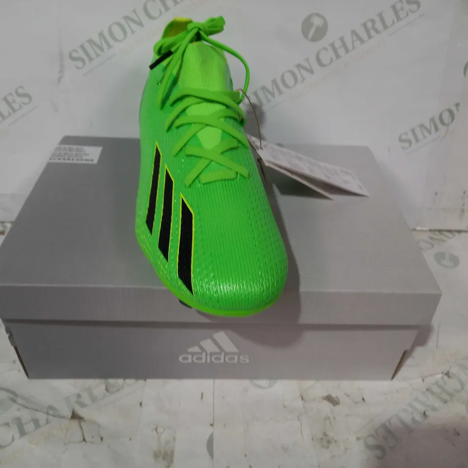 BOXED PAIR OF ADIDAS X SPEEDPORTAL.2 FG FOOTBALL BOOTS IN GREEN UK SIZE 6.5