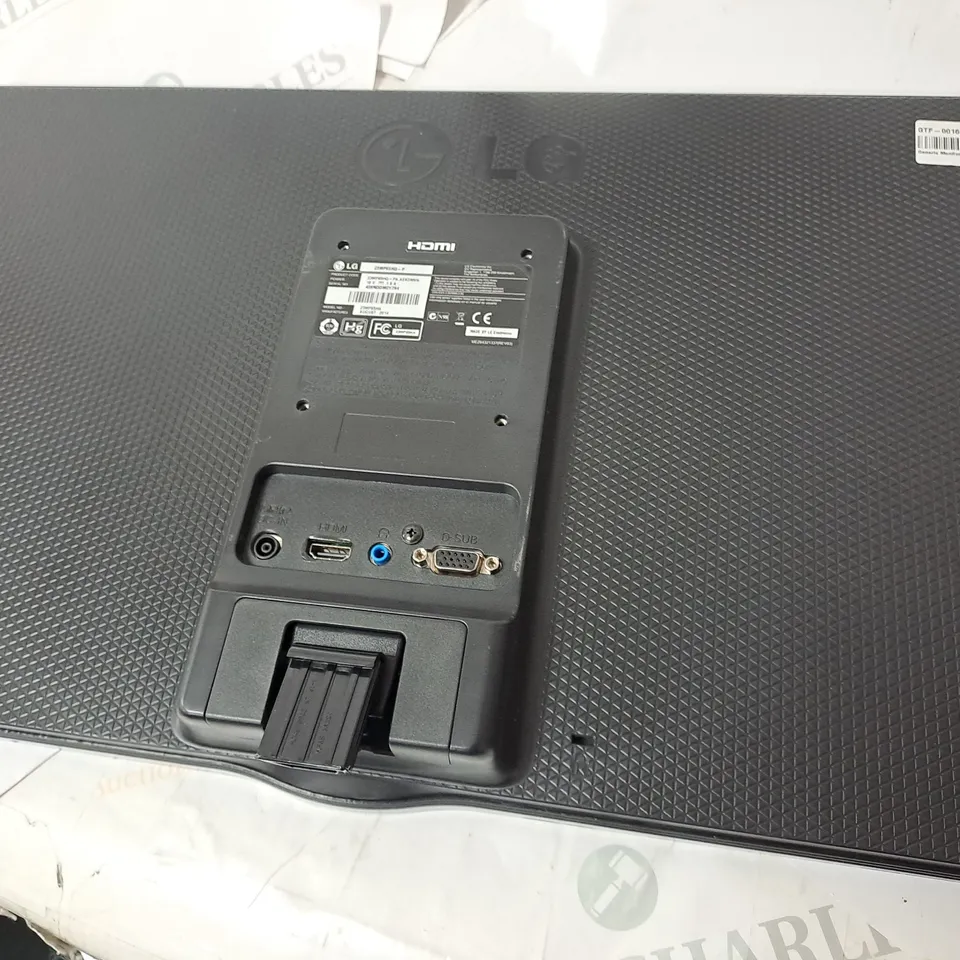 LG 23" MONITOR MODEL 23MP65HQ-P SERIAL #408NDDM0Y794