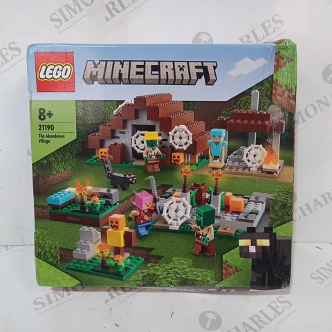 BOXED LEGO MINECRAFT 21190 THE ABANDONED VILLAGE