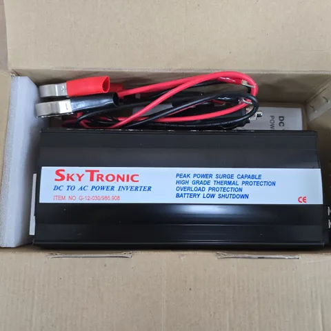 SKYTRONIC DC TO AC POWER INVERTER – COMPACT & PORTABLE