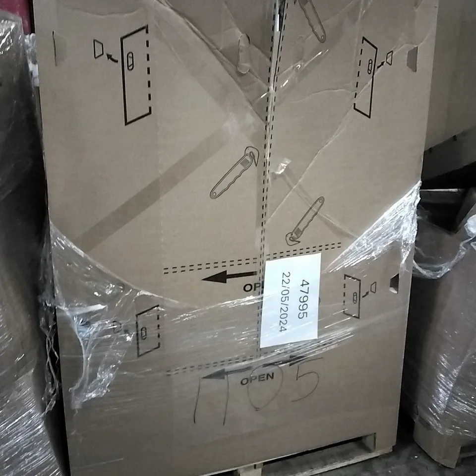 PALLET OF ASSORTED PRODUCTS INCLUDING MULTIFUNCTIONAL LAPTOP DESKS AND OVAL TOILET SEATS