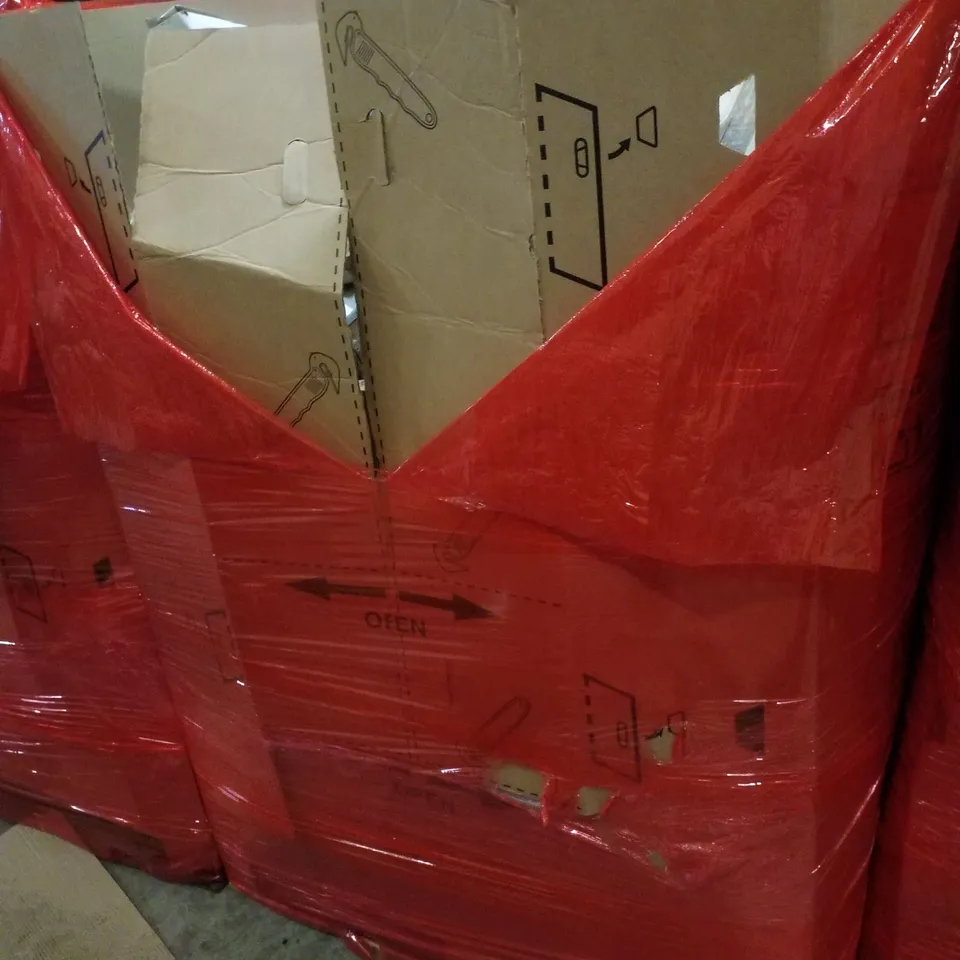 PALLET CONTAINING ASSORTED PRODUCTS INCLUDING 3.8M TELESCOPIC LADDER, FITNESS TRAMPOLINE, TRUNKI KIDS RIDE-ON SUITCASE & YOGA MAT