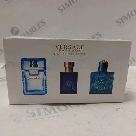 BOXED VERSACE PARFUMS MINIATURES COLLECTIONS