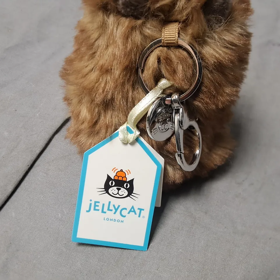 UNPACKAGED JELLYCAT CAPYBARA KEY RING PLUSHIE