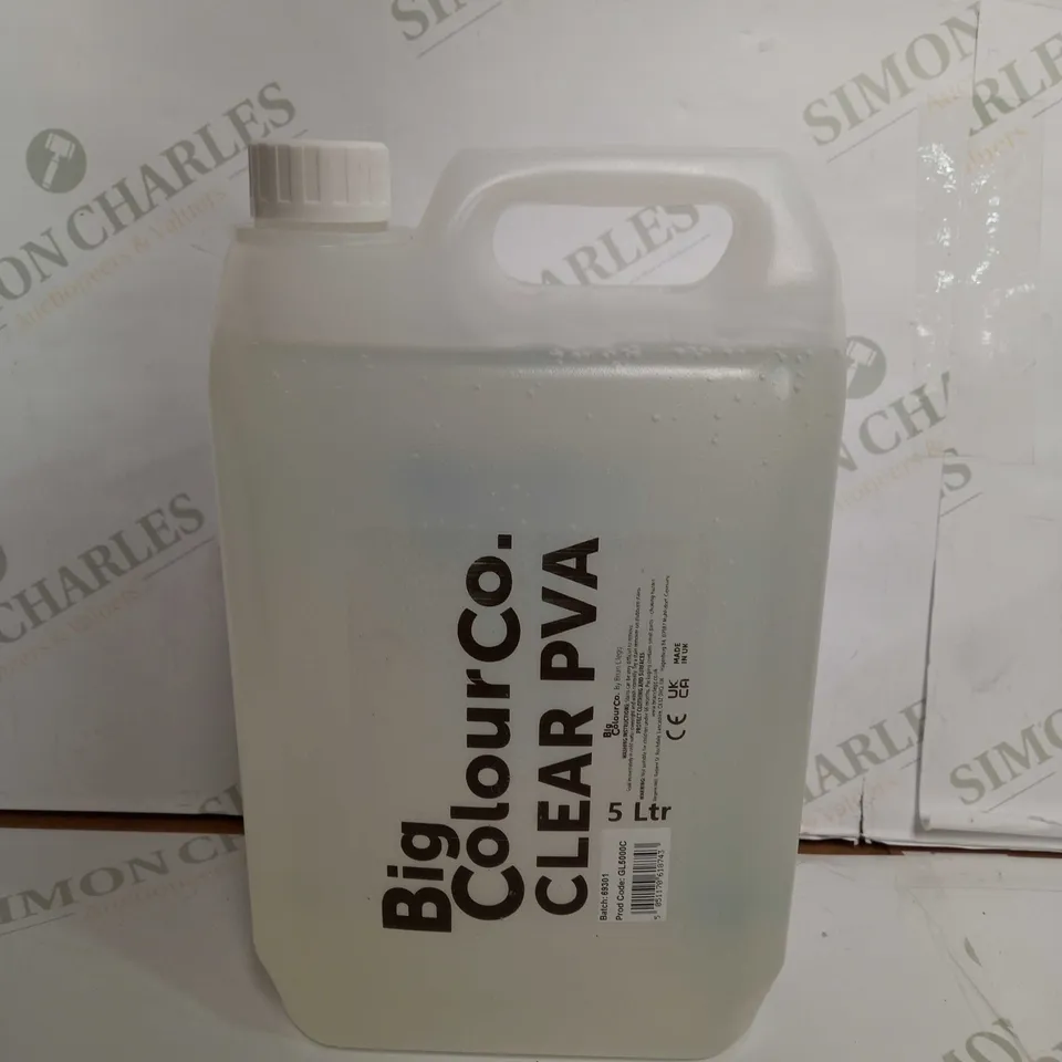 BRIAN CLEGG BIG COLOUR CO CLEAR PVA  5 LITRE