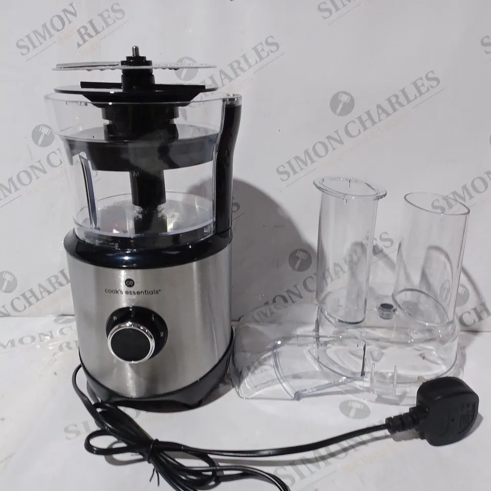 COOK'S ESSENTIALS 400ML COMPACT DOUBLE BLADE FOOD PROCESSOR