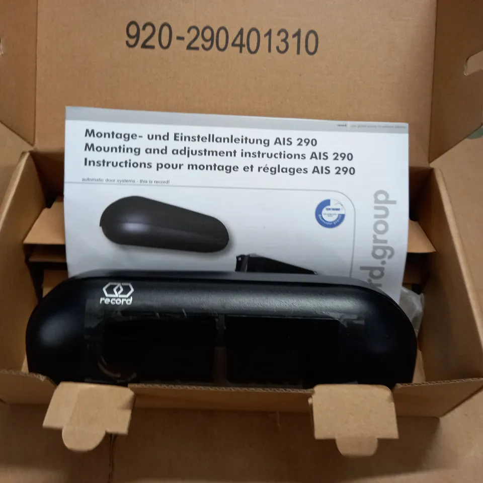 RECORD PRESENCE DETECTOR AIS 290