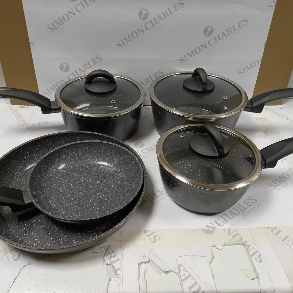 TOWER FRYING PAN AND SAUCEPAN SET