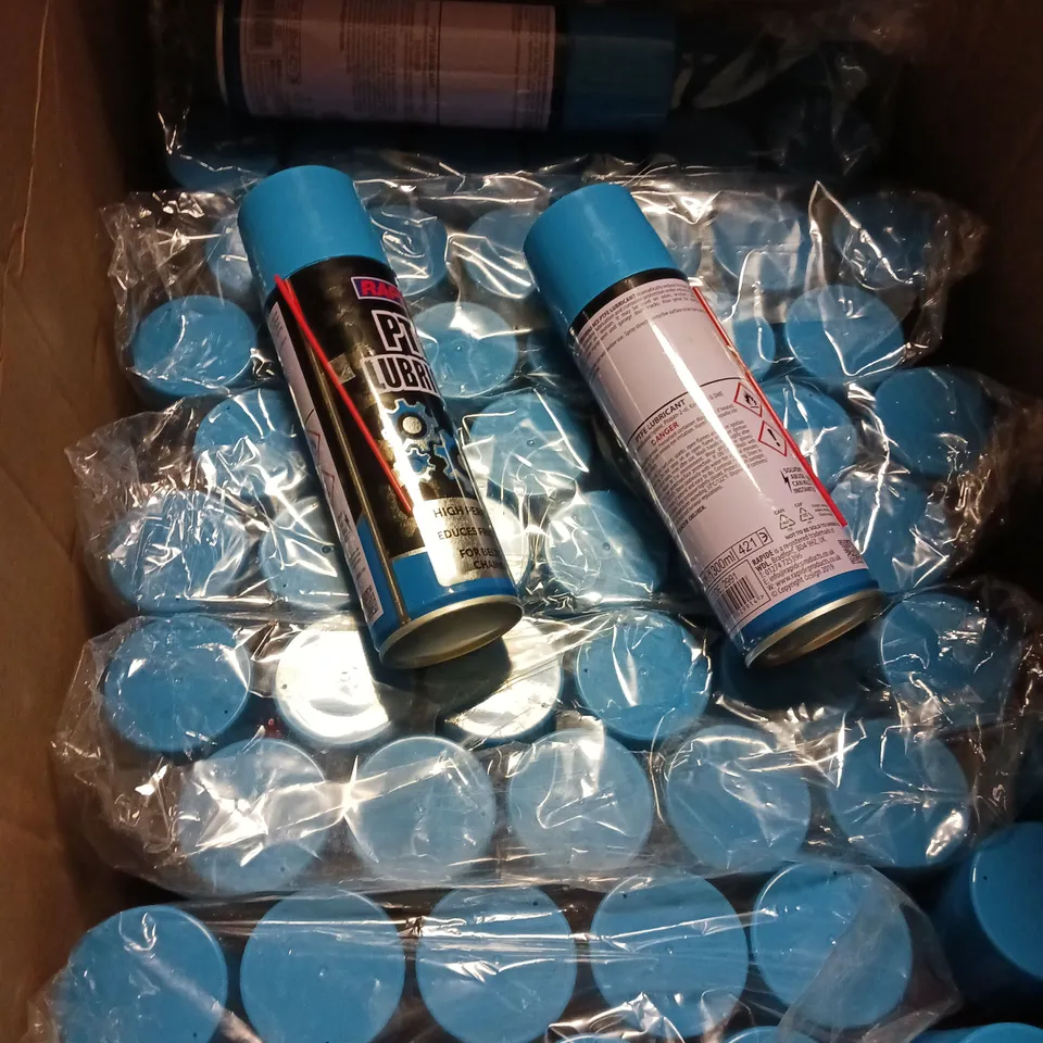 LOT OF APPROX. 64 RAPIDE PTFE LUBRICANT SPRAY 300ML