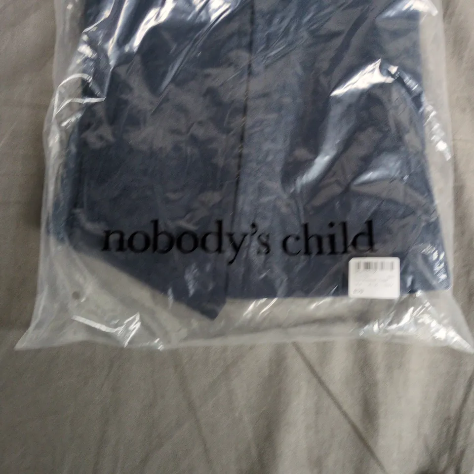 NOBODY'S CHILD NAVY CREPE WAISTCOAT – UK 8 (EU 36, USA 4)