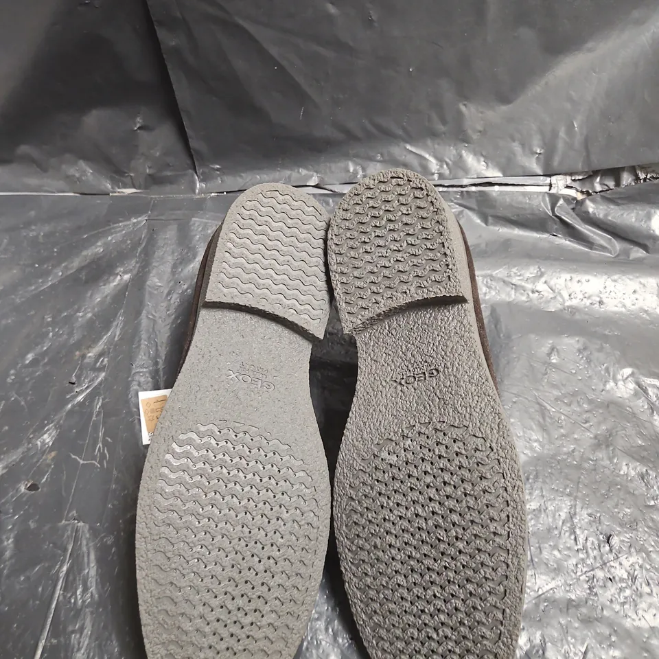 GEOX RESPIRA BROWN SUEDE ANKLE BOOTS – MEN'S UE 45 UK SIZE 10-10.5