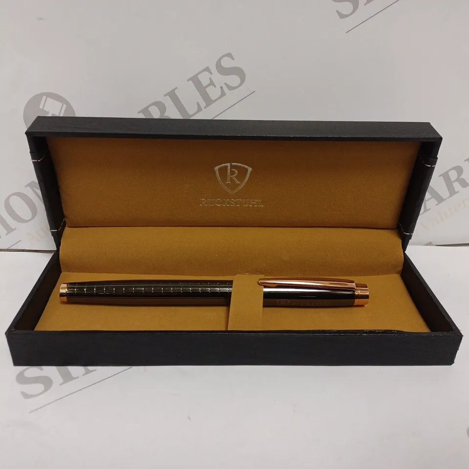 RUCKSTUHL STAINLESS STEEL LUXURY PEN WITH GIFT BOX