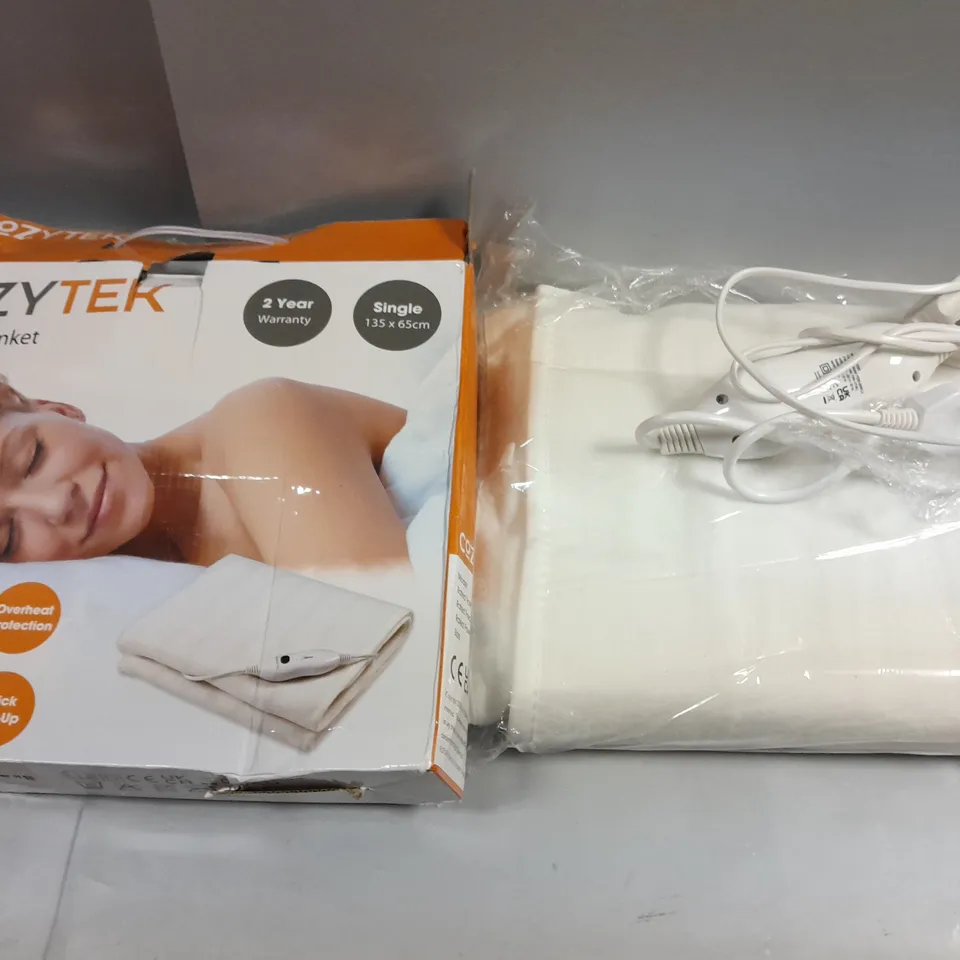 COZYTEK ELECTRIC BLANKET SINGLE 