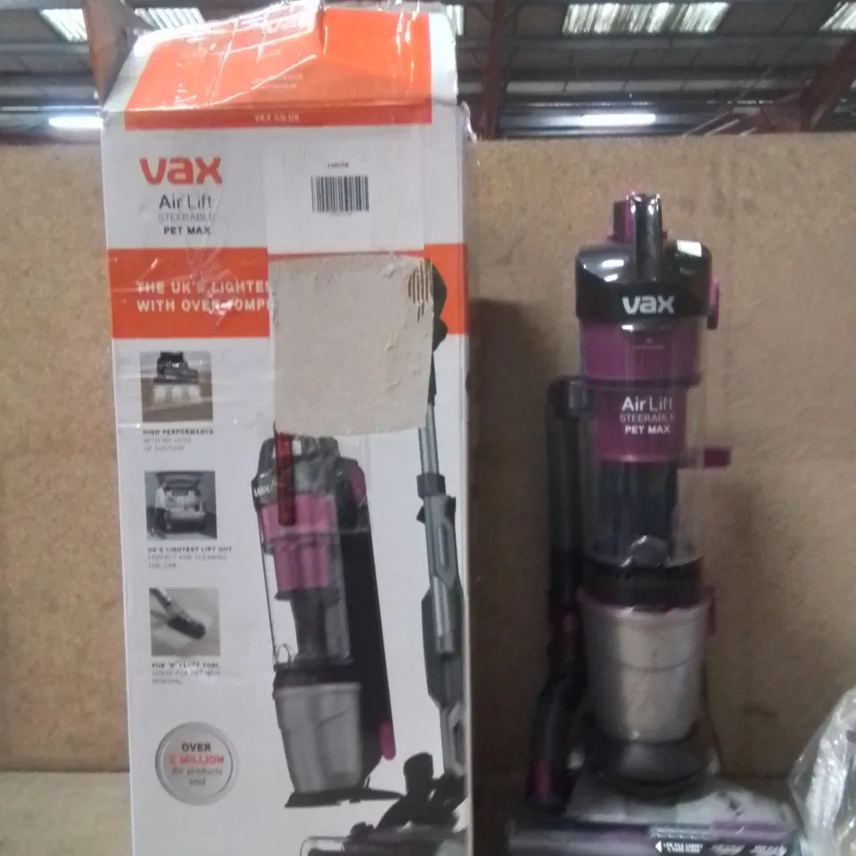 BOXED VAX AIRLIFT PET MAX VACUUM CLEANER