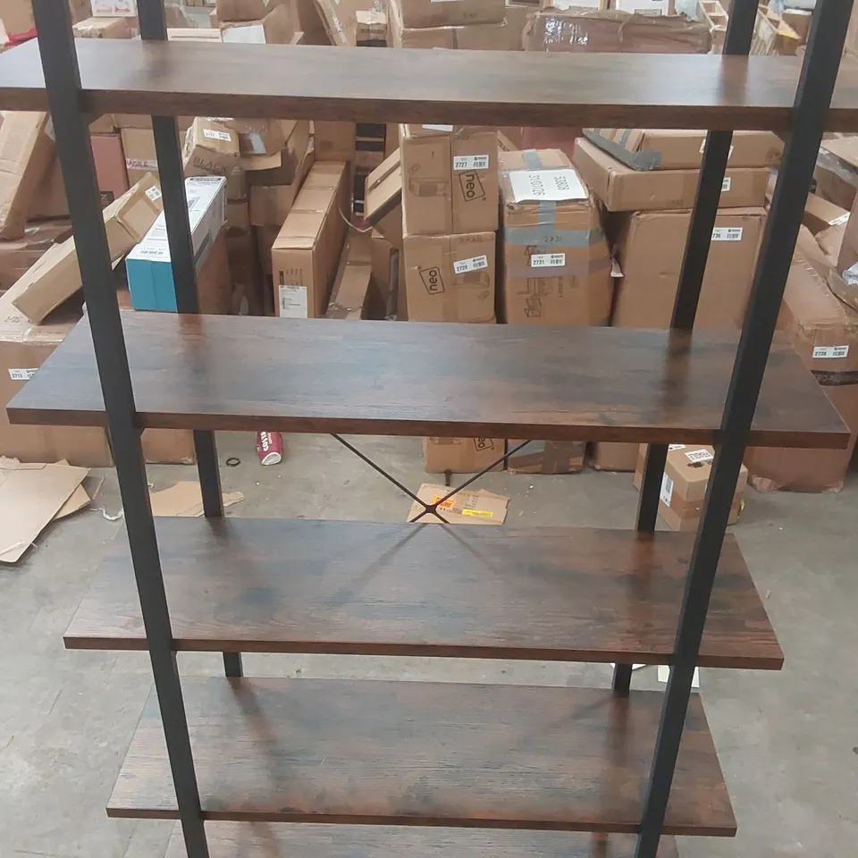 DANNA BOOKCASE IN RUSTIC BROWN
