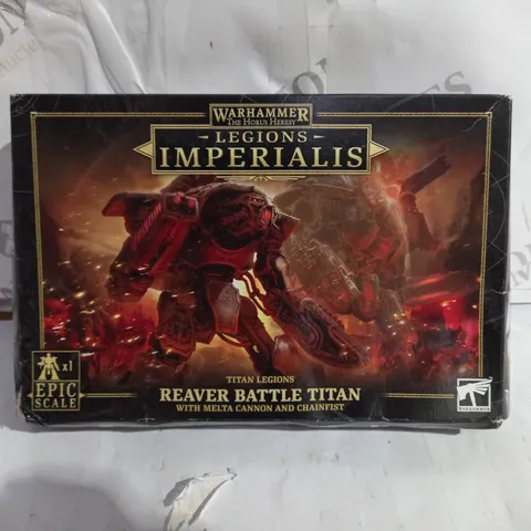 BOXED WARHAMMER LEGIONS IMPERIALIS REAVER BATTLE TITAN