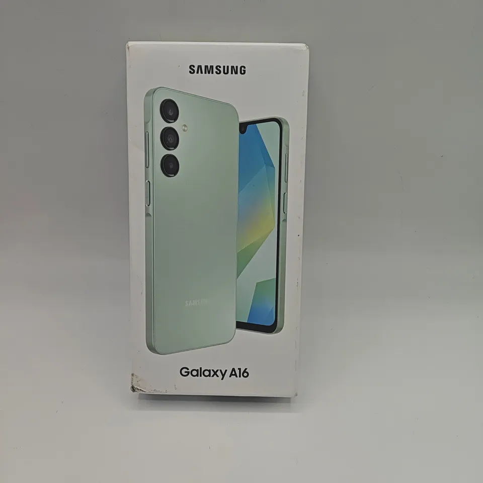 BOXED SAMSUNG GALAXY A16 4/128GB IN LIGHT GREEN - SM-A165F