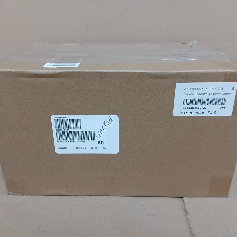 COOK'S ESSENTIALS SPEED GRATER SET OF 2 CATCH BINS