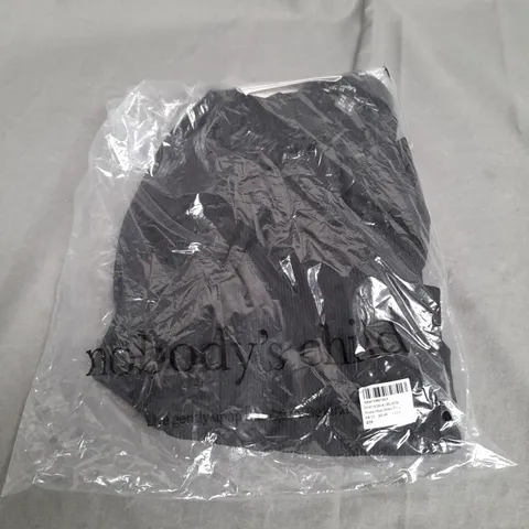 SEALED NOBODYS CHILD DUSTIN MAXI DRESS PLAIN BLACK - UK 12