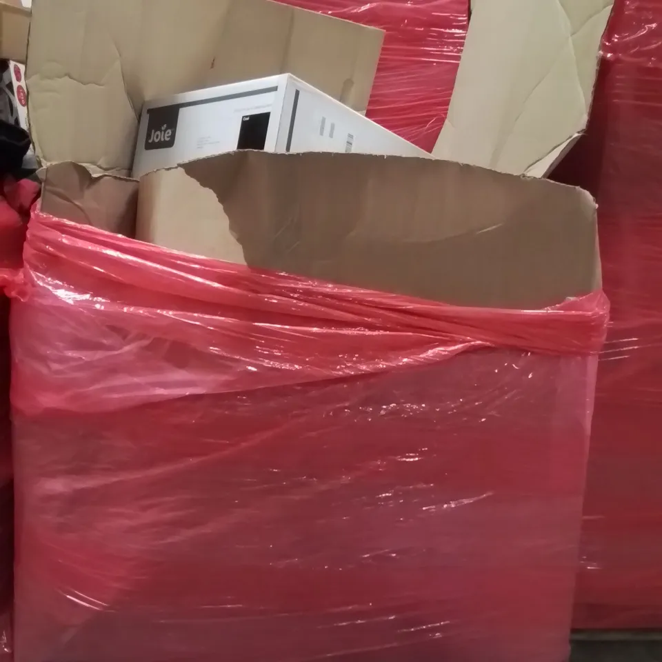 PALLET OF ASSORTED HOUSEHOLD GOODS AND PRODUCTS TO INCLUDE;LS2 BIKE HELMET, JOLE BABY BOOSTER SEAT