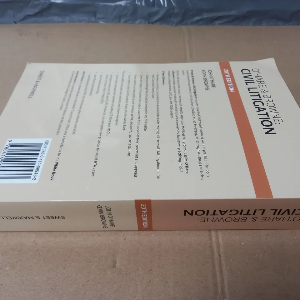 O'HARE & BROWN CIVIL LITIGATION 20TH EDITION