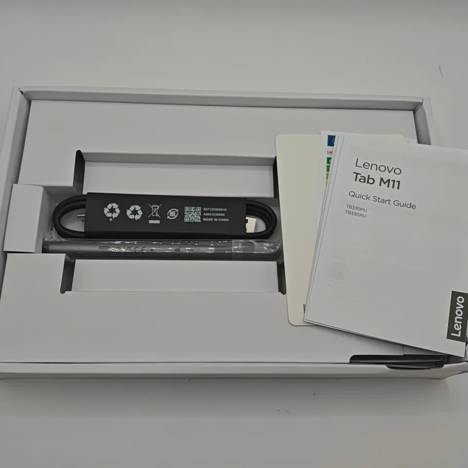 BOXED LENOVO TAB M11 TABLET WITH PEN IN LUNA GREY