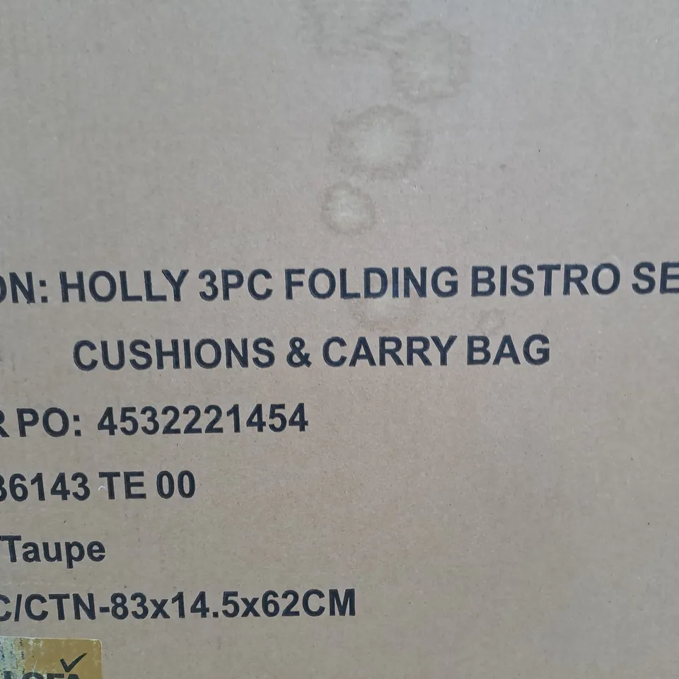 INNOVATORS COLLAPSIBLE HOLLY BISTRO SET