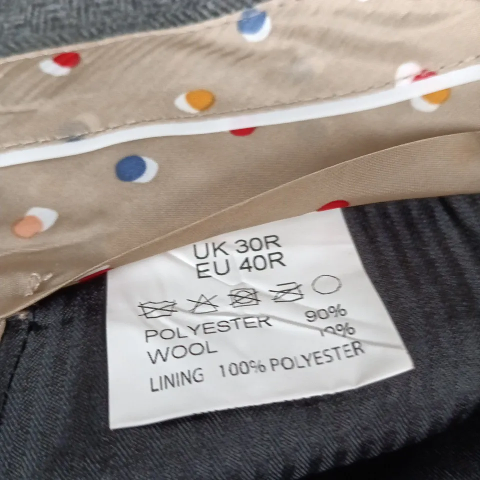 HOUSE OF CAVALI WOOL-BLEND SUIT TROUSERS IN GREY SIZE - UK 30R