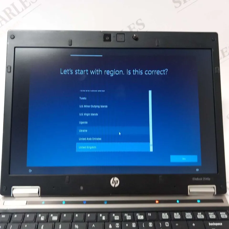 HP ELITEBOOK 2540P ISM540 4GB RAM 256GB HDD 