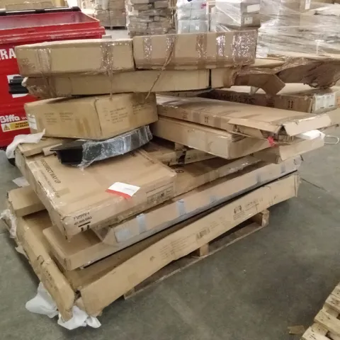 PALLET OF ASSORTED INCOMPLETE DUNELM FURNITURE PARTS AND PIECES 