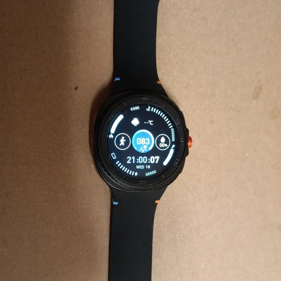 SAMSUNG GALAXY SMARTWATCH WITH SILICONE STRAP – BLACK
