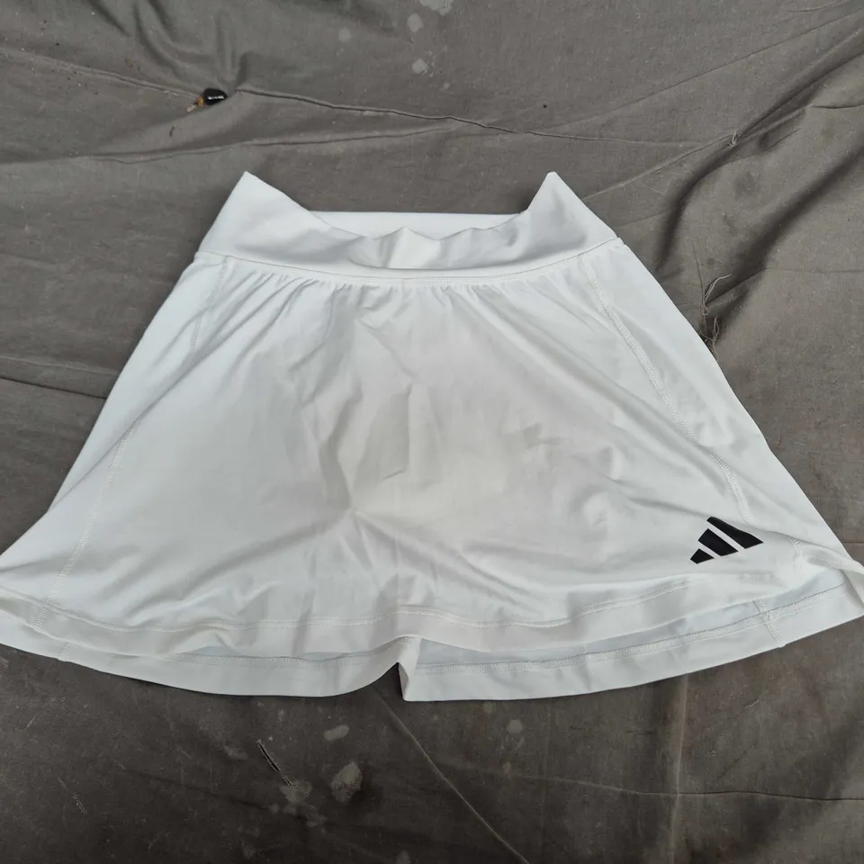 ADIDAS OPTIME SKORT – WHITE, WOMEN'S UK SIZE S