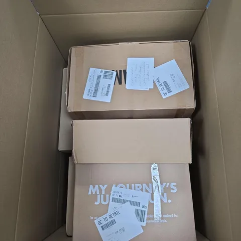 BOX OF 8 ASSORTED FOOTWEAR ITEMS OF VARIOUS SIZES AND STYLES