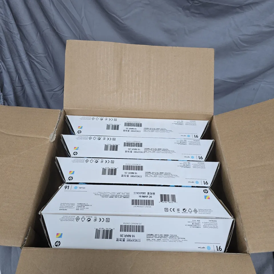 BOX OF 10 HP PIGMENT INK CARTRIDGES
