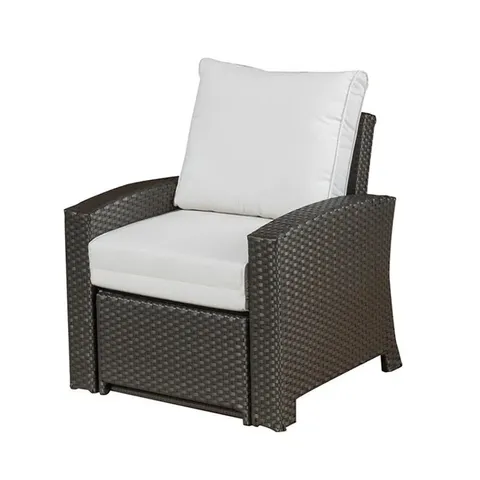BOXED HIGH-DENSITY POLYETHYLENE (HDPE) WICKER OUTDOOR GARDEN CHAIR