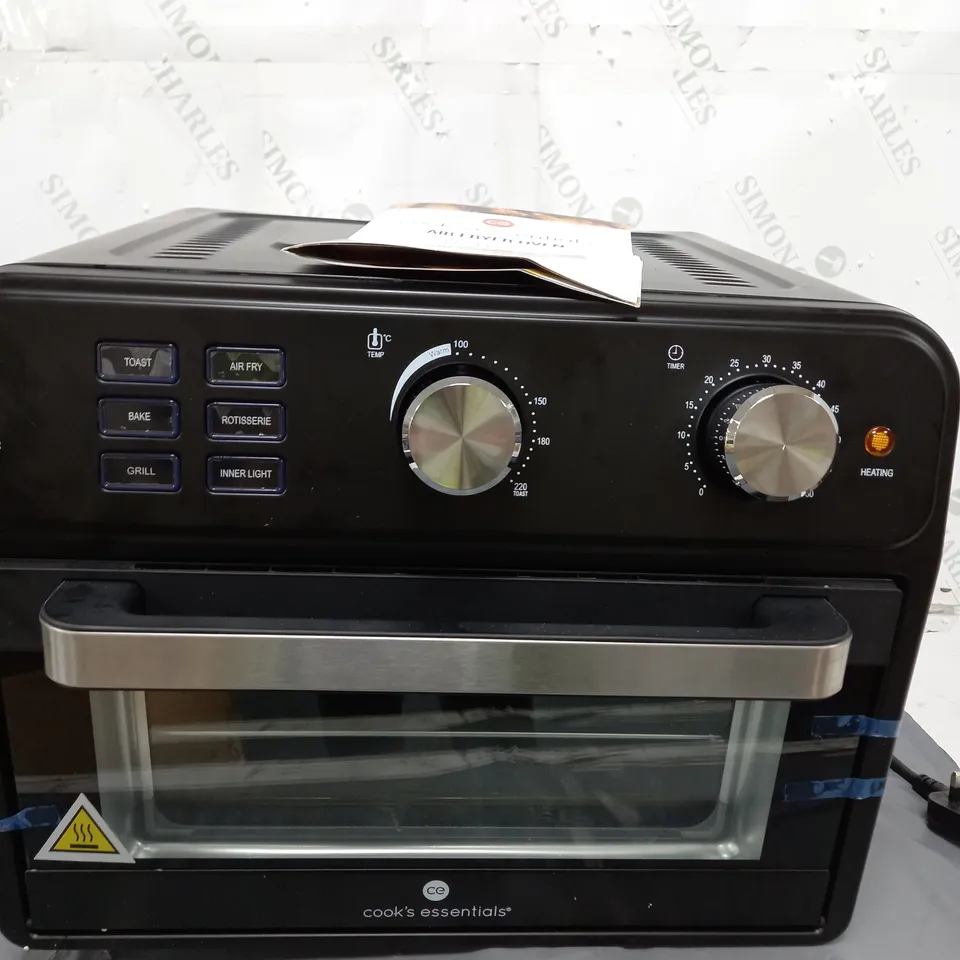 BOXED OUTLET COOK'S ESSENTIALS 21L AIRFRYER OVEN 