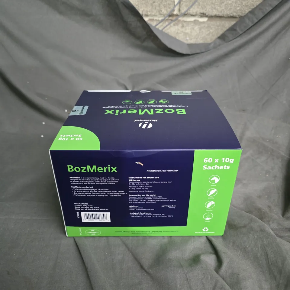 BOZMERIX HORSE SUPPLEMENT – 60 X 10G SACHETS (HESTEVARD)