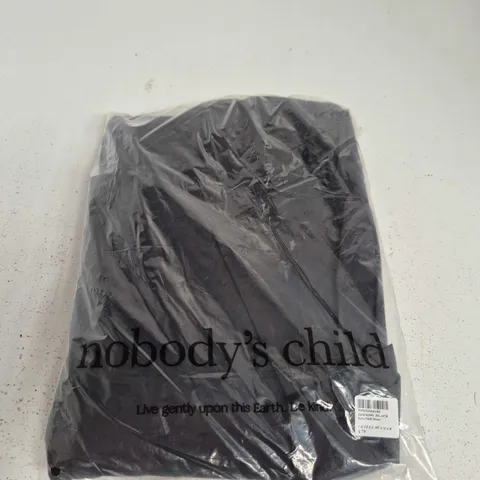 NOBODY'S CHILD KYRA MIDI DRESS - BLACK - UK 12