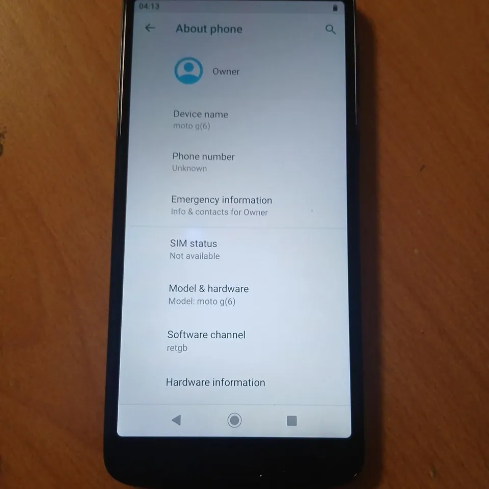 MOTOROLA MOTO G6 SMARTPHONE – BLACK