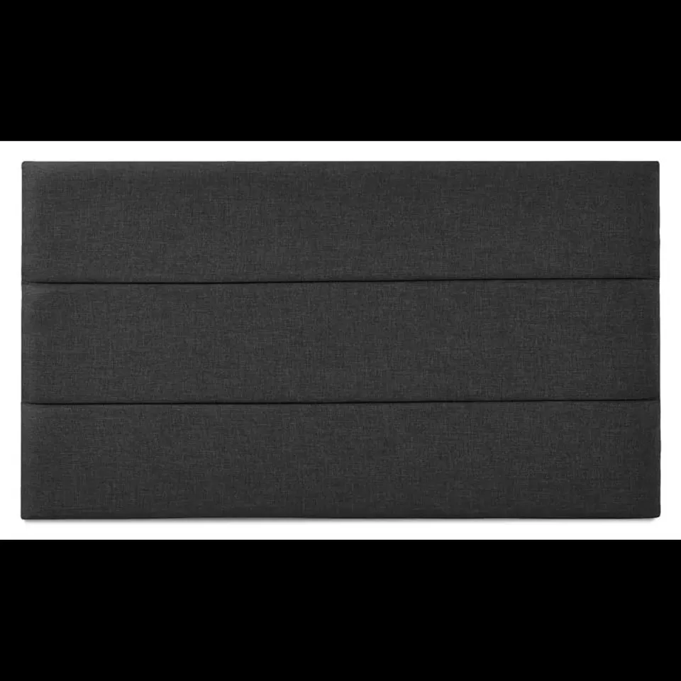 FRANCIS UPHOLSTERED SINGLE HEADBOARD - BLACK