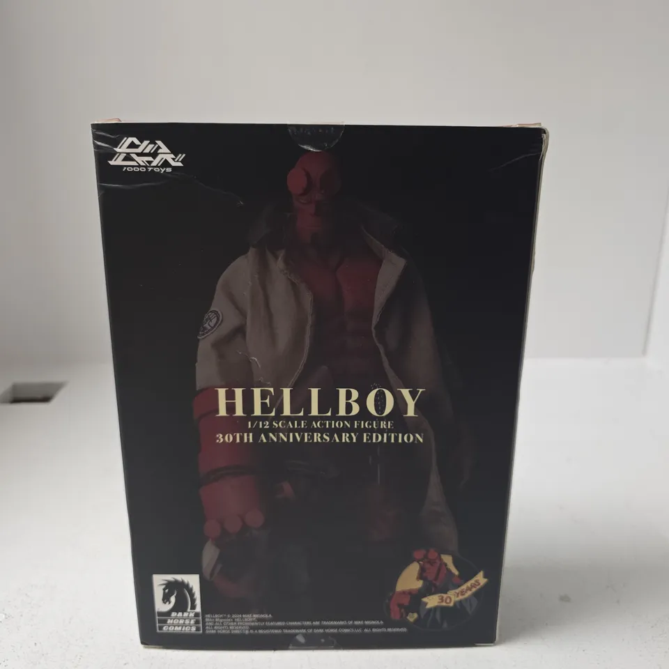 HELLBOY 1/12 SCALE ACTION FIGURE – 30TH ANNIVERSARY EDITION (DARK HORSE COMICS)