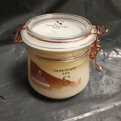 SANCTUARY SPA NATURAL OILS SALT SCRUB - 350G