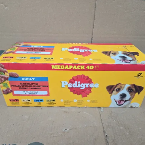 BOXED PEDIGREE DOG POUCH ADULT - MIXED SELECTION IN JELLY 100G X 40 