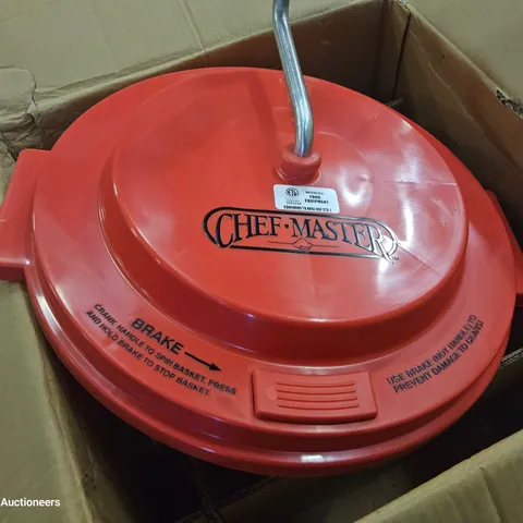 BOXED CHEF MASTER SPIN BASKET LID