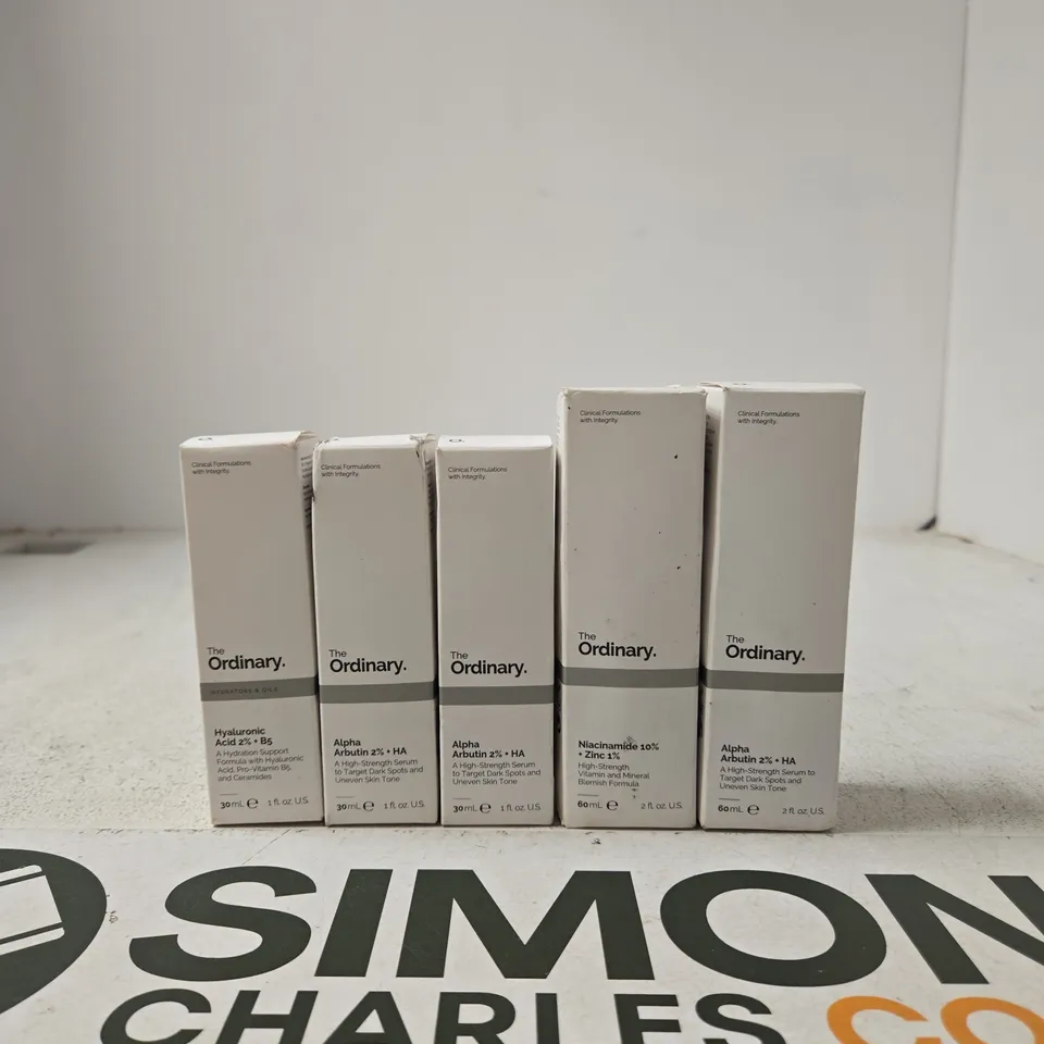 THE ORDINARY SKINCARE SERUMS – SET OF 5 BOXES