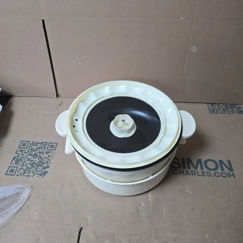 BLISS & BEYOND ELECTRIC HOT POT WITH STEAMER (BOXED)